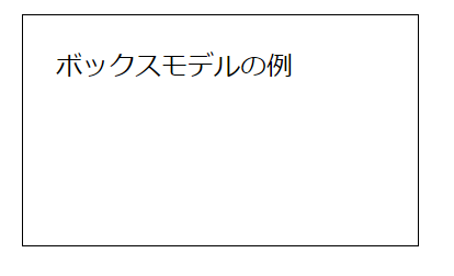 ボックスモデル実装画面